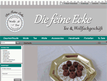 Tablet Screenshot of die-feine-ecke.de